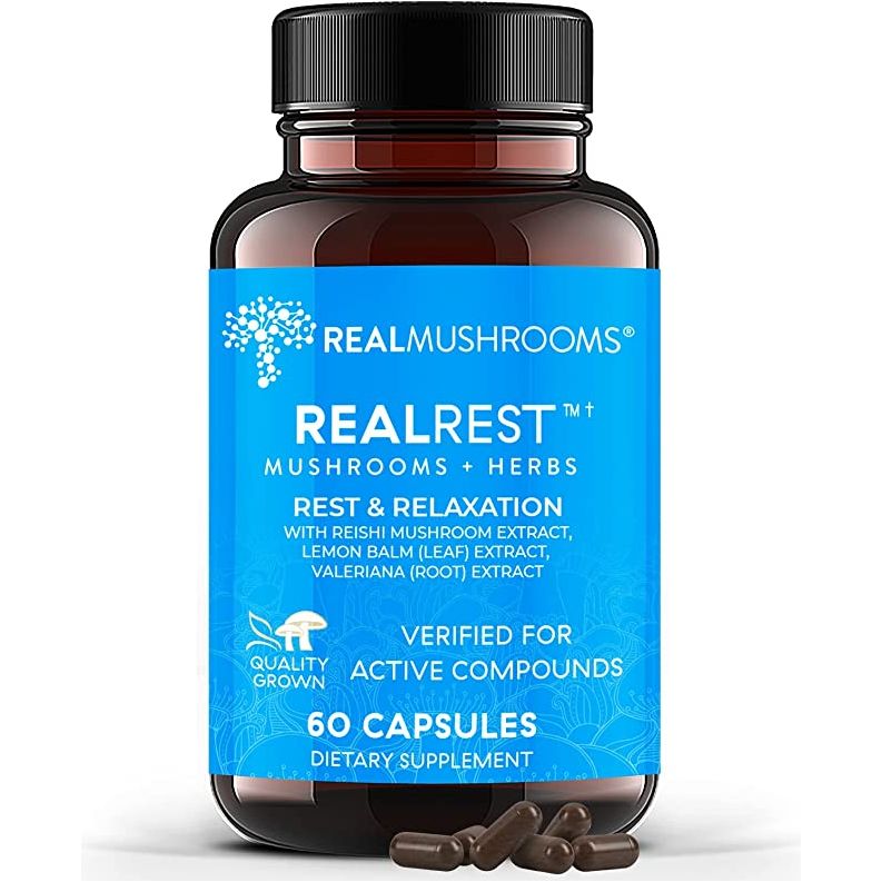 Real Mushrooms Realrest 60 Cápsulas - Hi Vitamins