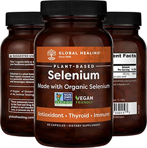 GLOBAL HEALING SELENIUM 200 MCG 60 CAPSULES