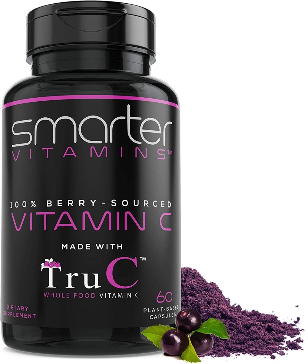 Smarter Vitamins Vitamin C made with Tru C 60 Cápsulas - Hi Vitamins