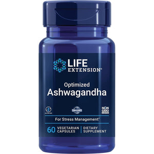 Life Extension Optimized Ashwagandha 125mg 60 Cápsulas - Hi Vitamins