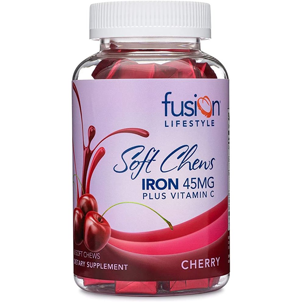 Bariatric Fusion® Hierro 45mg + Vitamina C 60 Masticables Sabor Cereza - Hi Vitamins