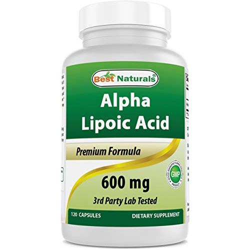 Best Naturals Alpha Lipoic Acid 600 Mg 120 Cápsulas - Hi Vitamins