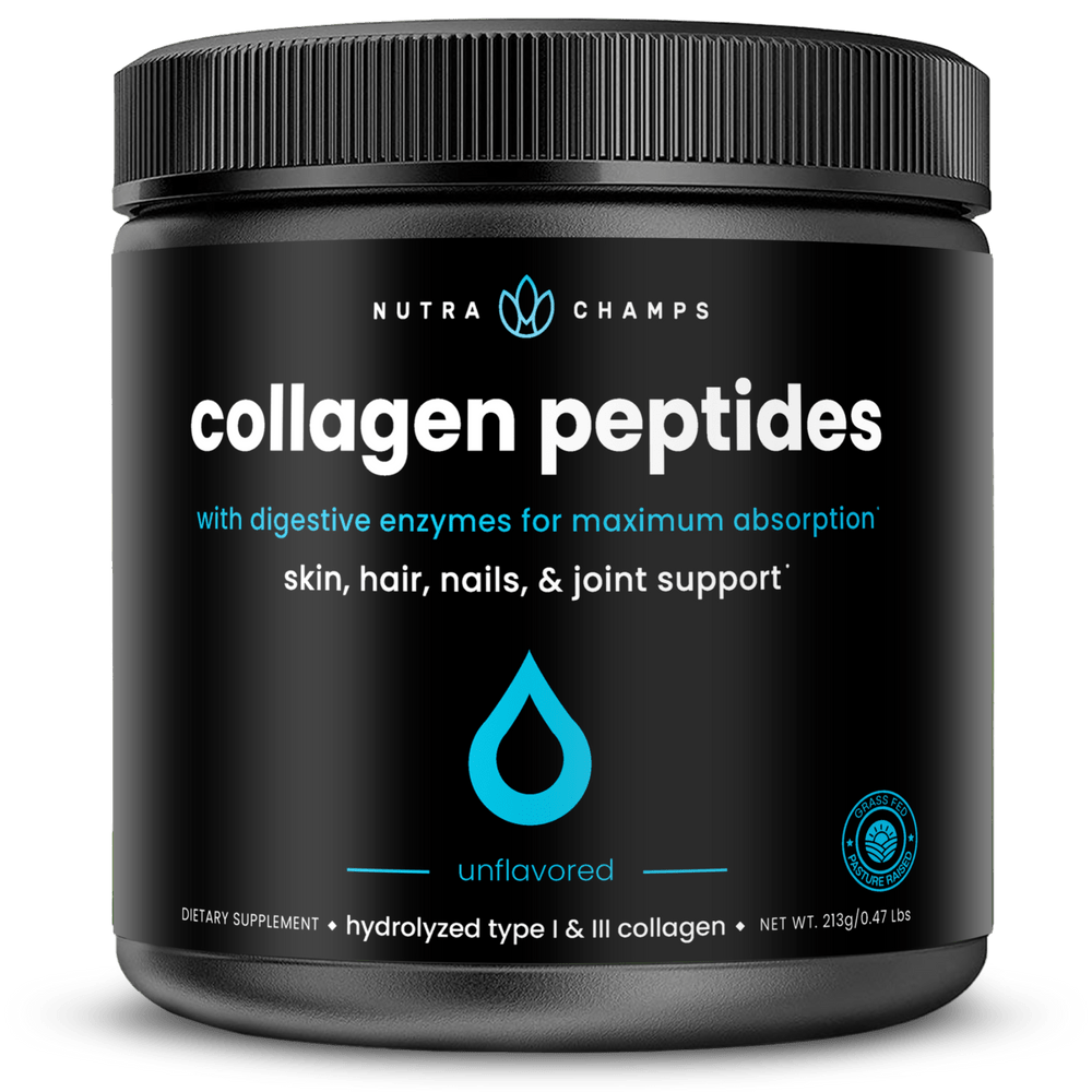 Nutra Champs Péptidos de Colágeno 213 Grs 30 Porciones - Hi Vitamins