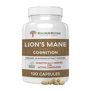 Real Mushrooms Lion's Mane Cognition 500 mg 120 Cápsulas