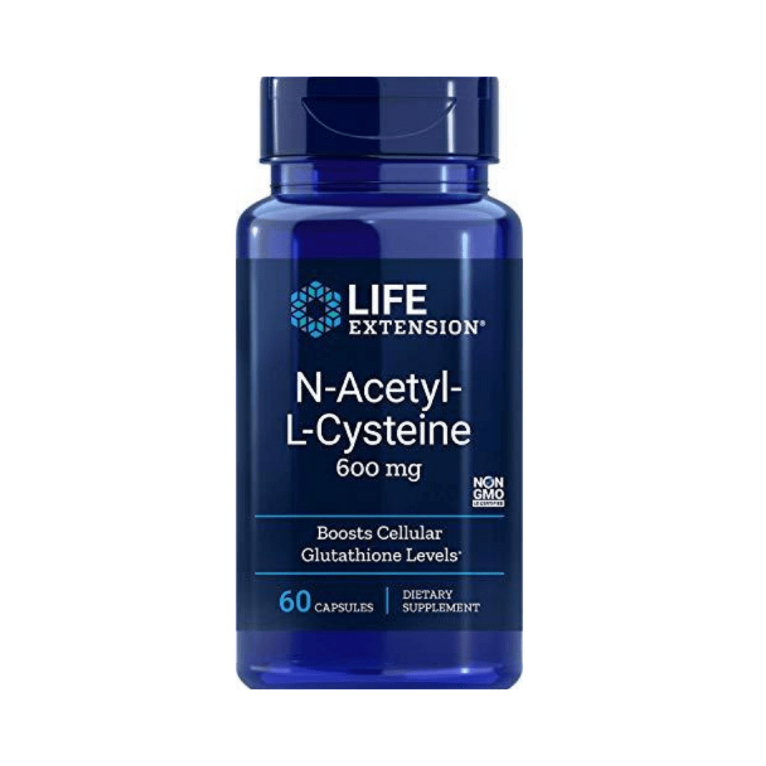 Life Extension N - Acetil - L - CisteíNa (Nac) 600 Mg 60 Cápsulas - Hi Vitamins